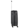 TravelZ Light (M) Black 66 л чемодан из пластика на 4 колесах черный