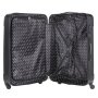 TravelZ Light (M) Black 66 л чемодан из пластика на 4 колесах черный