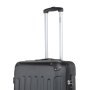 TravelZ Light (M) Black 66 л чемодан из пластика на 4 колесах черный