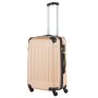 TravelZ Light (M) Champagne 66 л чемодан из пластика на 4 колесах шампань