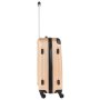 TravelZ Light (M) Champagne 66 л чемодан из пластика на 4 колесах шампань