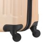 TravelZ Light (M) Champagne 66 л чемодан из пластика на 4 колесах шампань