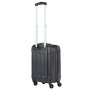 TravelZ Light (S) Black 25 л валіза із пластику на 4 колесах чорна