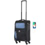TravelZ Tripple Pocket 57 (S) Black 40 л чемодан из полиэстера на 4 колесах черный