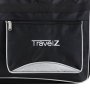 TravelZ Wheelbag 90 Black 90 л сумка дорожня на колесах з поліестеру чорна