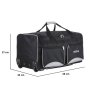 TravelZ Wheelbag 90 Black 90 л сумка дорожня на колесах з поліестеру чорна
