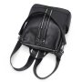 Жіночий рюкзак із натуральної шкіри Olivia Leather Чорний