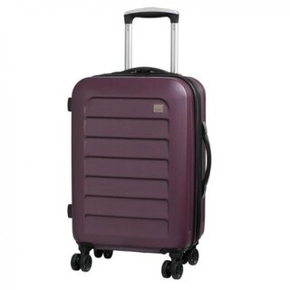 Members Chevron 44 л чемодан из ABS-пластика на 4 колесах фиолетовый