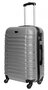 Средний пластиковый чемодан 64 л Vip Collection Nevada 24 Silver