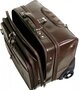 Шкіряна дорожня сумка на 2-х колесах 36 л Vip Collection 47865 Brown
