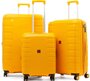 Комплект чемоданов из полипропилена Roncato Spirit, желтый
