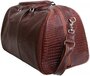 Шкіряна дорожня сумка 45 л Vip Collection 36490 Brown Croco