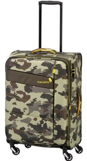 Средний чемодан на 4-х колесах 67/77 л Travelite Kite Olive