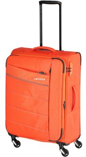 Середня валіза на 4-х колесах 67/77 л Travelite Kite Orange