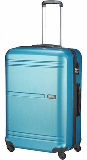 Большой пластиковый чемодан 93 л Travelite YAMBA Petrol