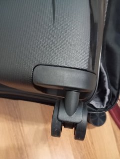 Середня валіза V&V Travel Flash light 2.0 з розширенням на 83/95 л вагою 3,2 кг Чорний 8019.2-65-3