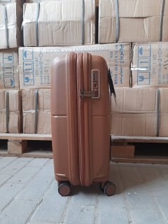 Маленький чемодан AIRTEX 245 ручная кладь на 40 л весом 2,3 кг из полипропилена Коричневый 245-13