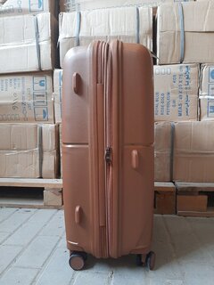 Средний чемодан Airtex 245 из полипропилена на 75/84 л весом 3,3 кг Коричневый 245-9