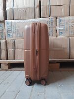 Маленька валіза AIRTEX 245 ручна поклажа на 40 л вагою 2,3 кг із поліпропілену Коричневий 245-13