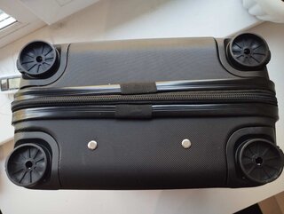 Малый чемодан Semi Line со съемными колесами из пластика на 25 л Черный DAS302243