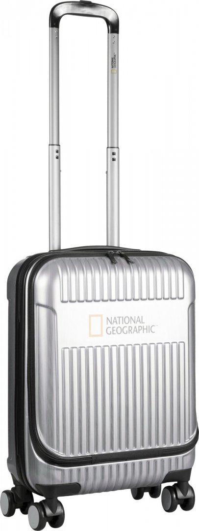 National Geographic Transit 36 л чемодан с отделением для ноутбука из пластика на 4 колесах Серебристый