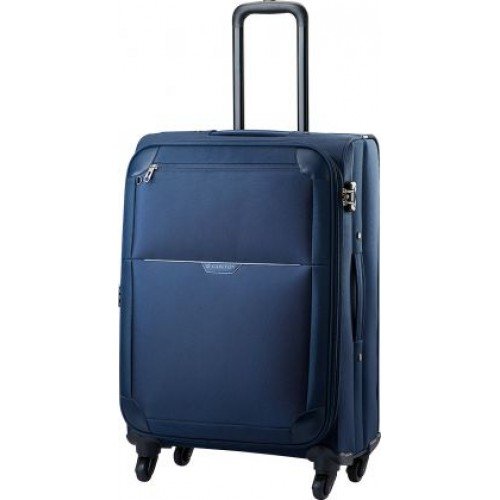 Малый дорожный чемодан 4-х колесный 39/46 л. CARLTON Polaris синий