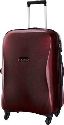 Дорожный чемодан гигант из поликарбоната 4-х колесный 113 л. CARLTON Alba II красный
