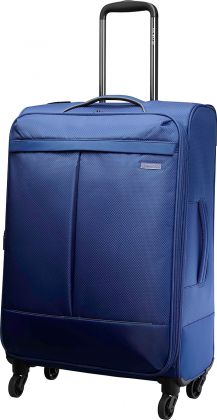 Средний дорожный чемодан 4-х колесный 61/74 л. CARLTON VAYU кобальт (голубой)