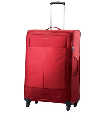 Малый дорожный чемодан 4-х колесный 34 л. CARLTON Ultralite NXT красный