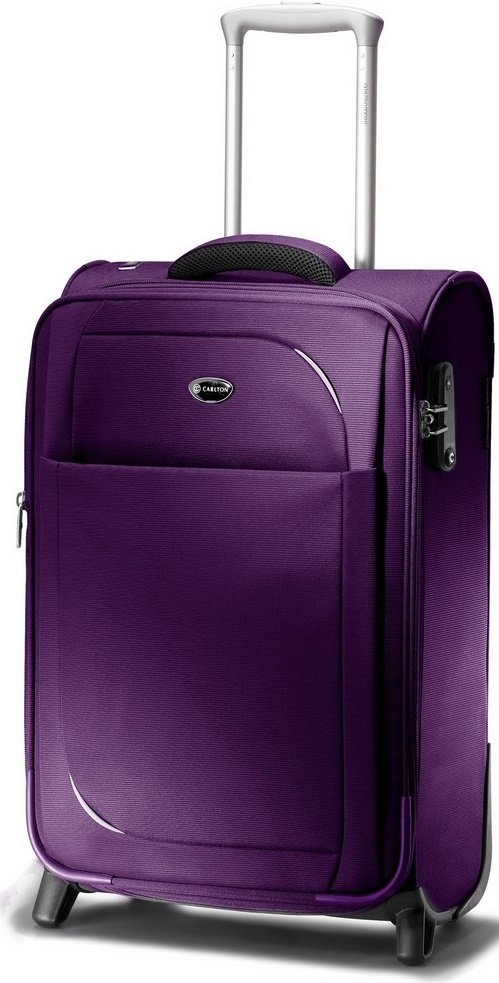 Малый дорожный чемодан 2-х колесный 37/44 л. CARLTON Reflex фиолетовый
