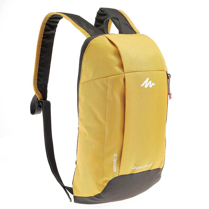 Небольшой рюкзак 10 л. Quechua ARPENAZ, желтый с серым