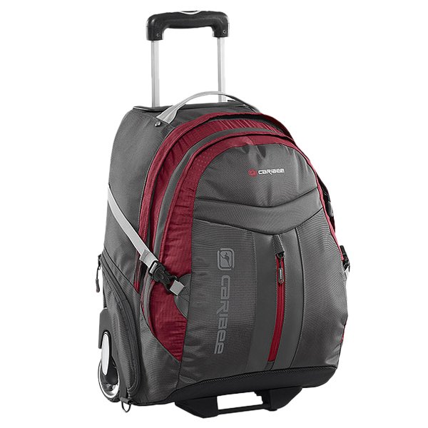 Сумка-рюкзак на колесах Caribee Time Traveller 35 Red/Charcoal