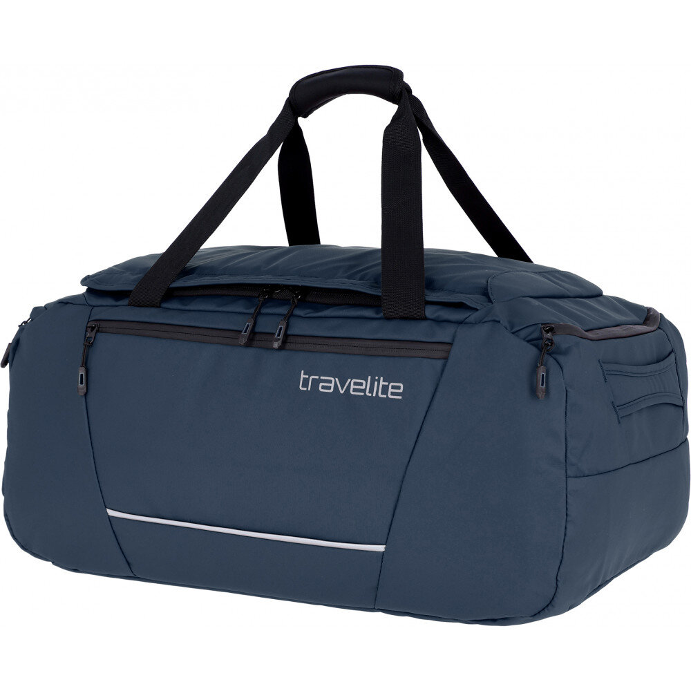 Дорожня сумка Travelite Basics на 51 л із водовідштовхувального поліестера Синій