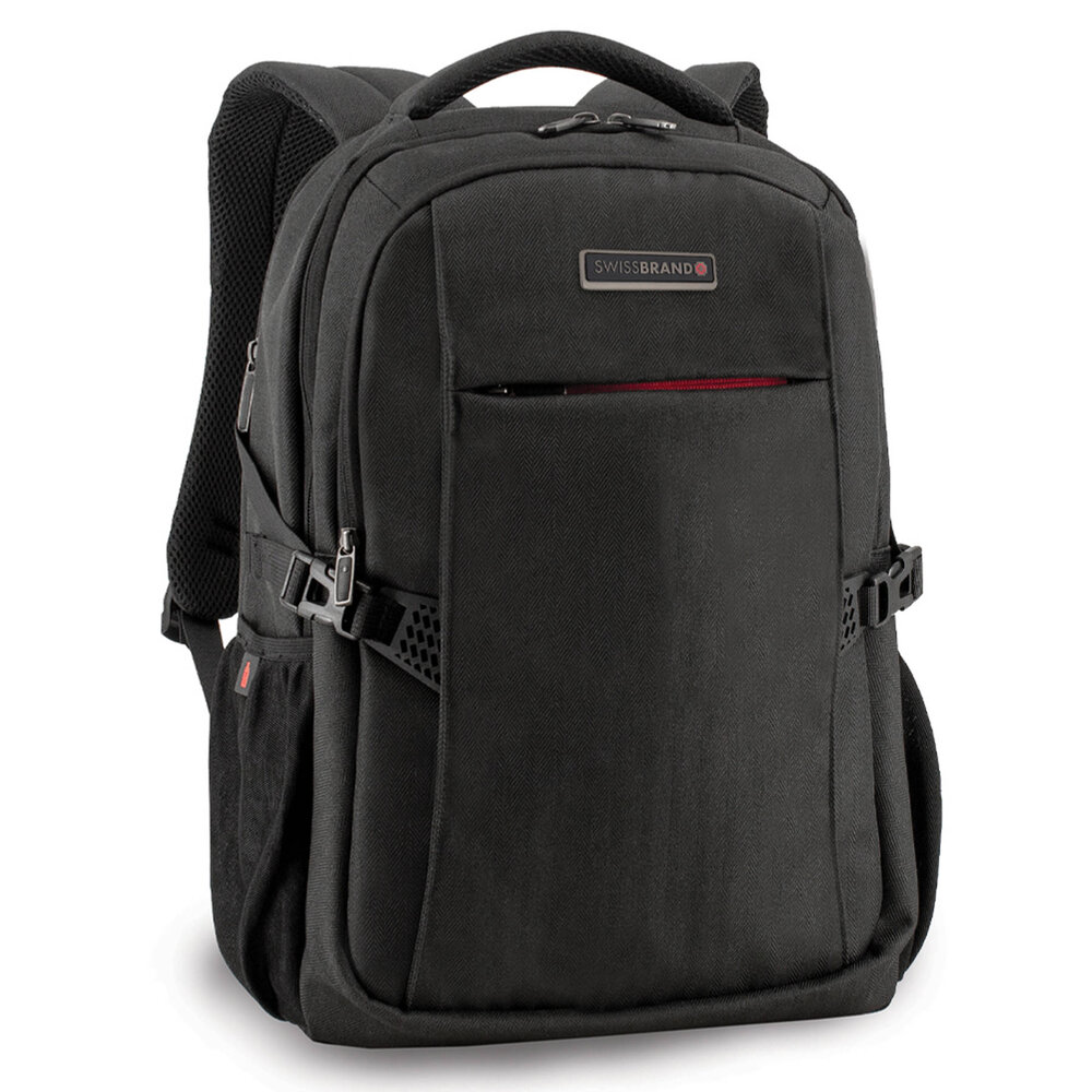 Городской рюкзак для ноутбука Swissbrand Linz на 21 л Черный