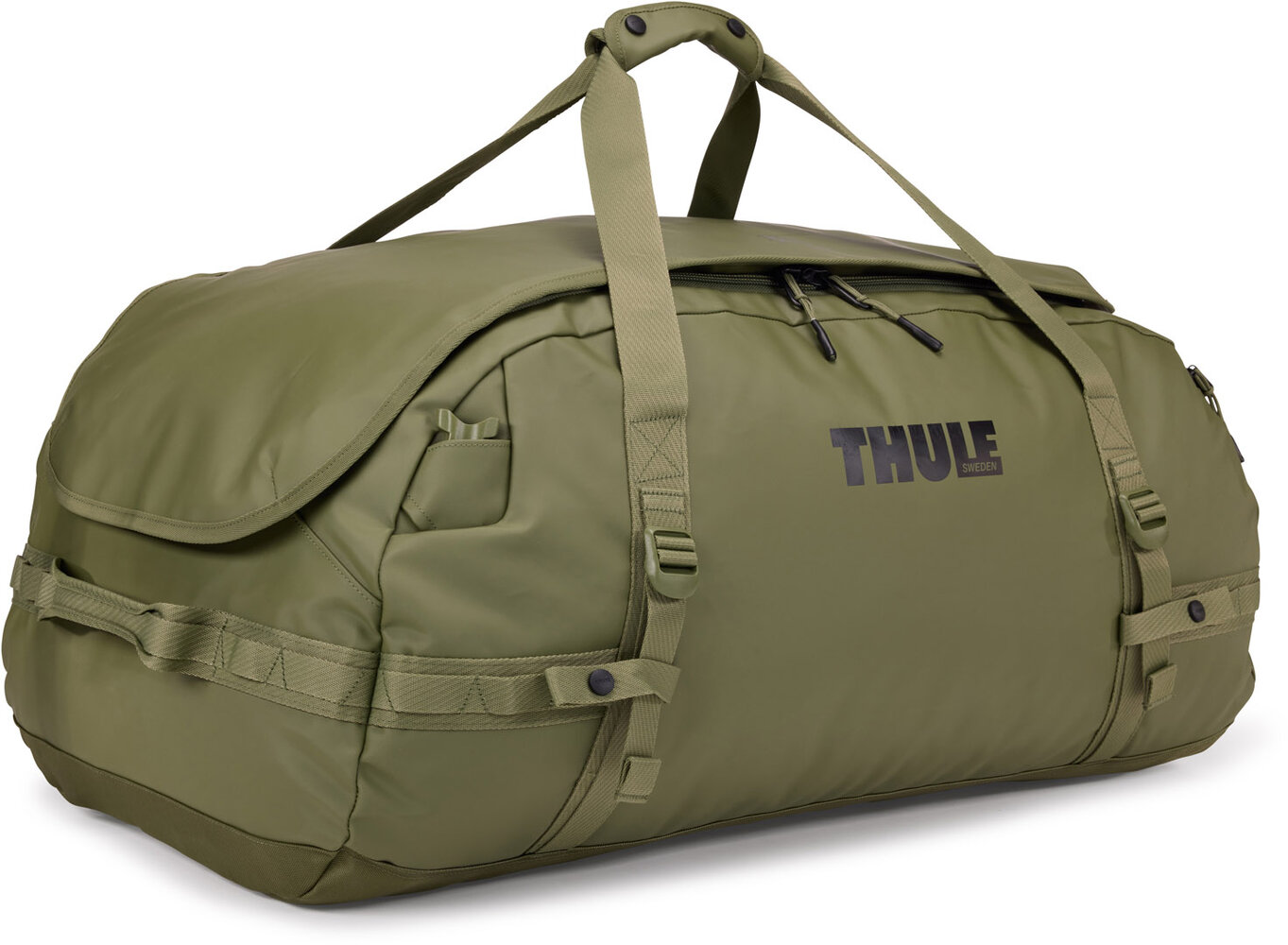 Спортивна (дорожня) сумка-рюкзак Thule Chasm Duffel на 90 літрів Оливковий