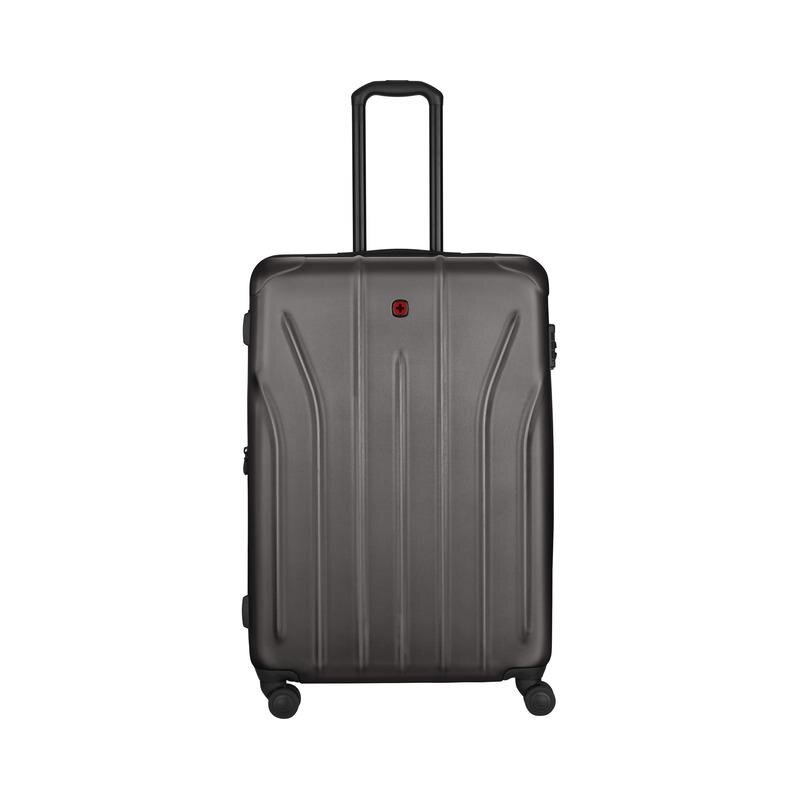 Большой чемодан Wenger Oryson 103/121 л весом 4,86 кг из поликарбоната Серый
