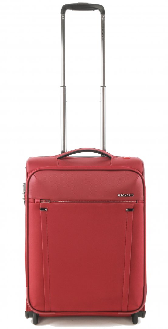 Малый тканевый чемодан на 2-х колесах 40 л Roncato Zero Gravity, красный