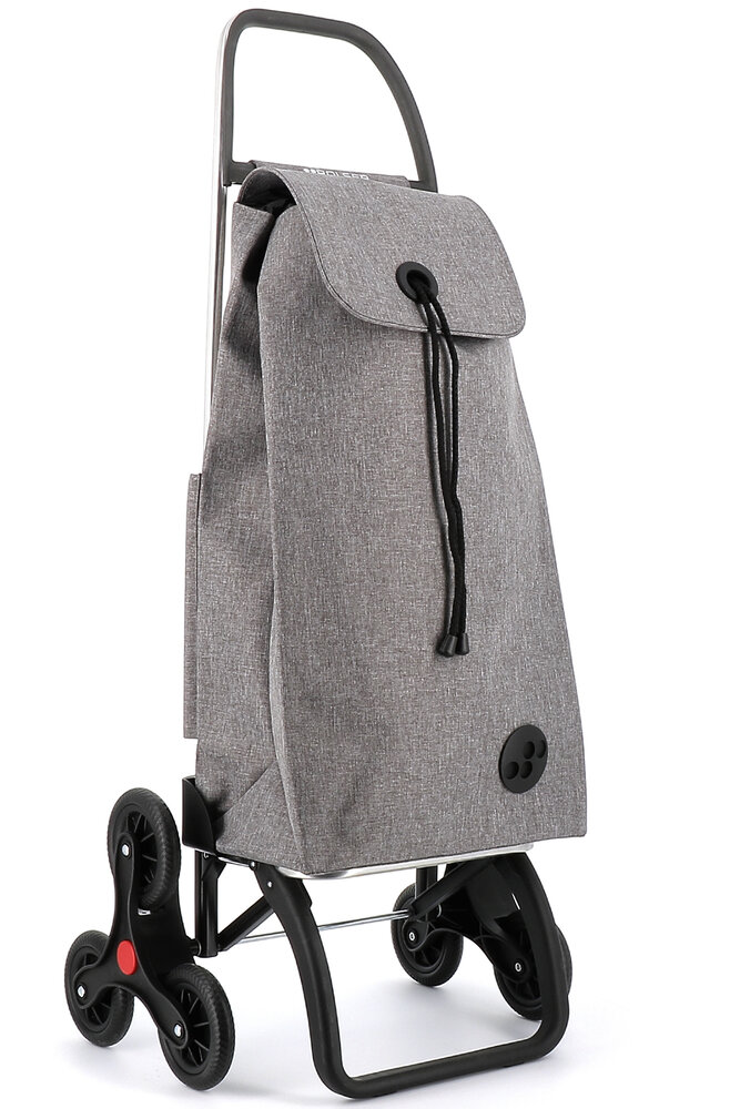 Сумка-візок Rolser I-Max Tweed на 6-ти колесах Сіра