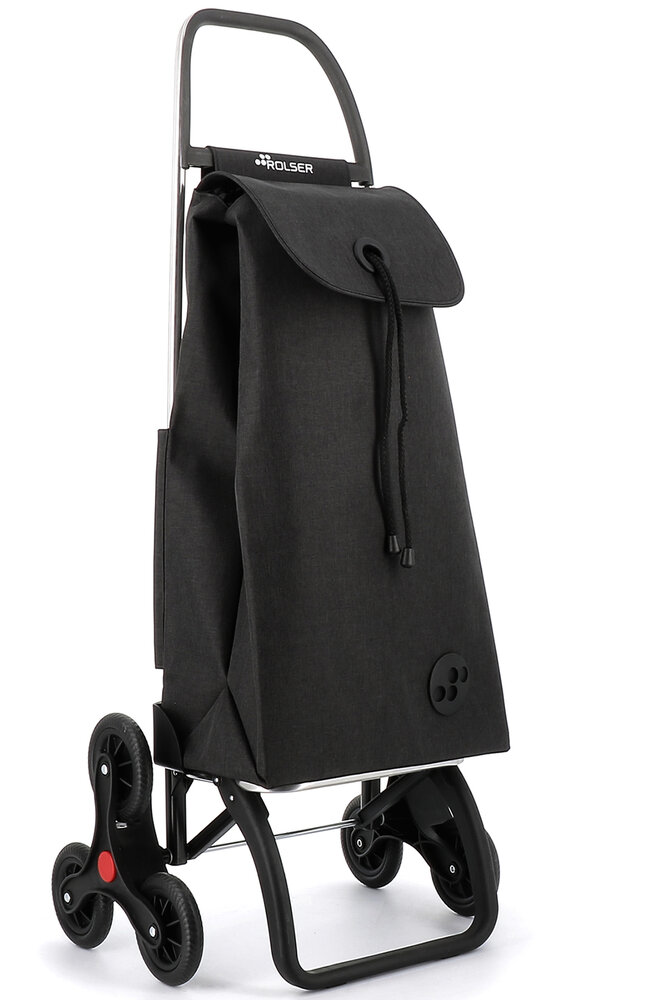 Сумка-тележка Rolser I-Max Tweed на 6-ти колесах Черная