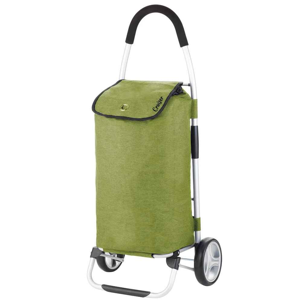 Складная сумка-тележка ShoppingCruiser Foldable на 45 литров Зеленая