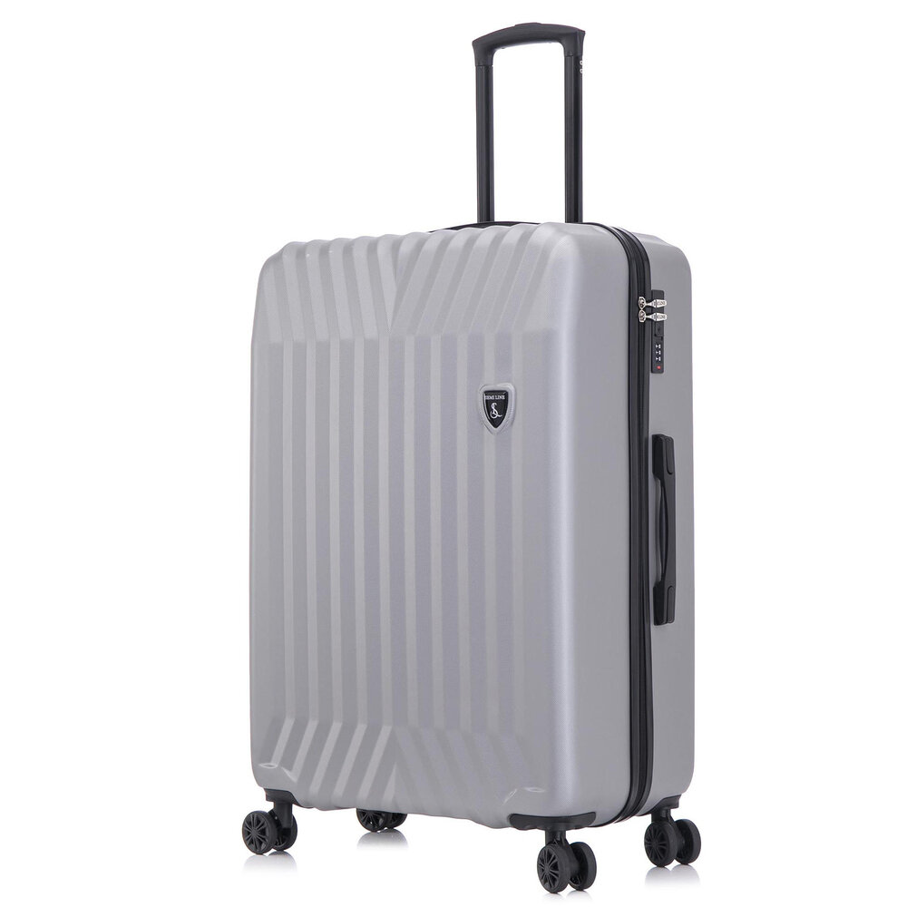 Велика валіза Semi Line на 110 л вагою 4,95 кг Сірий