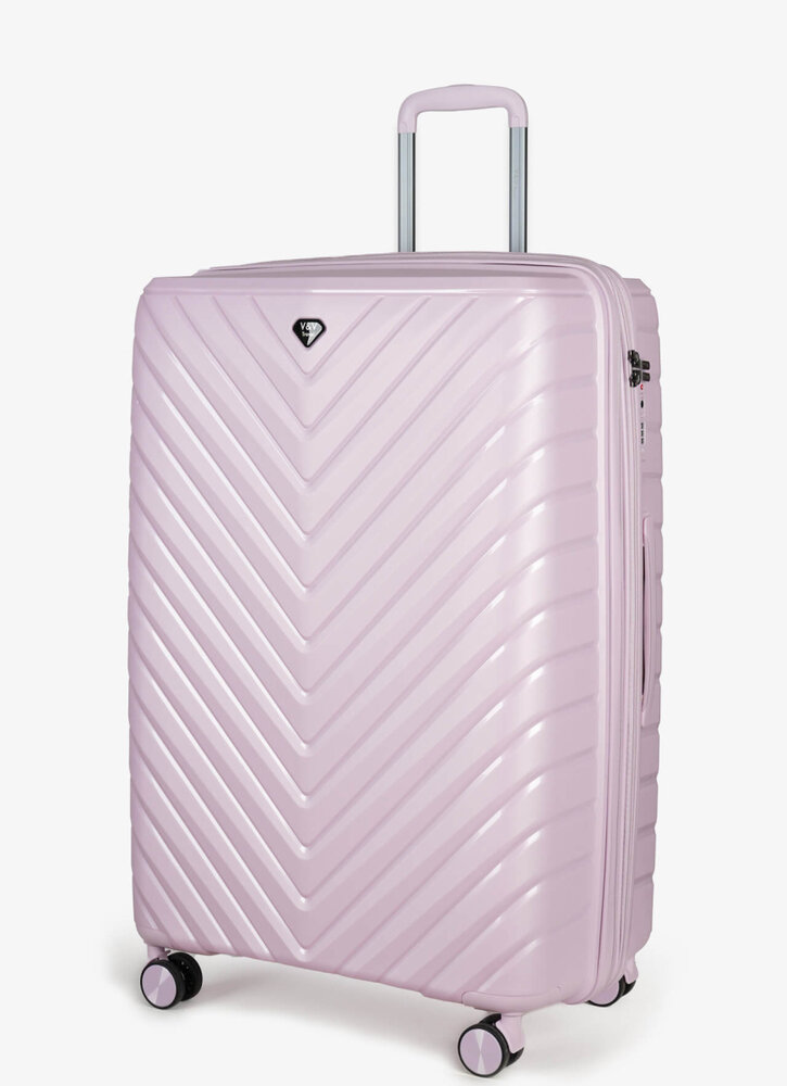 Большой чемодан V&amp;V Travel Invictus – 108/120 л, 4,3 кг Розовый