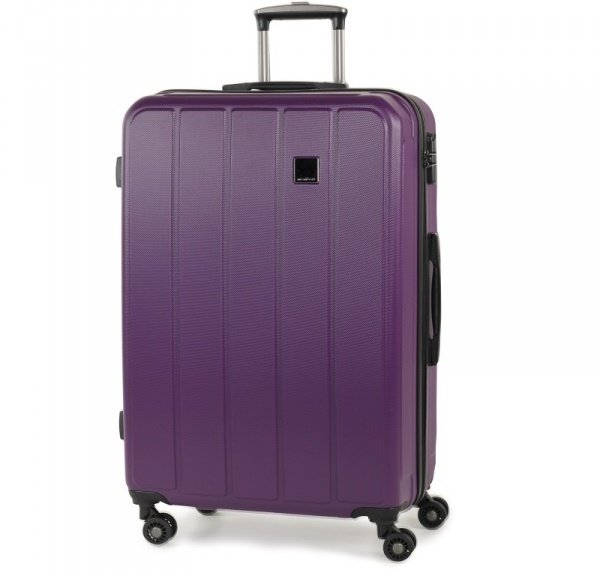 Members NEXA (L) Purple 96 л чемодан из пластика на 4 колесах фиолетовый