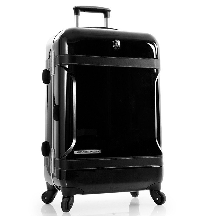 Средний чемодан из 100% поликарбоната 70 л Heys Attitude, черный