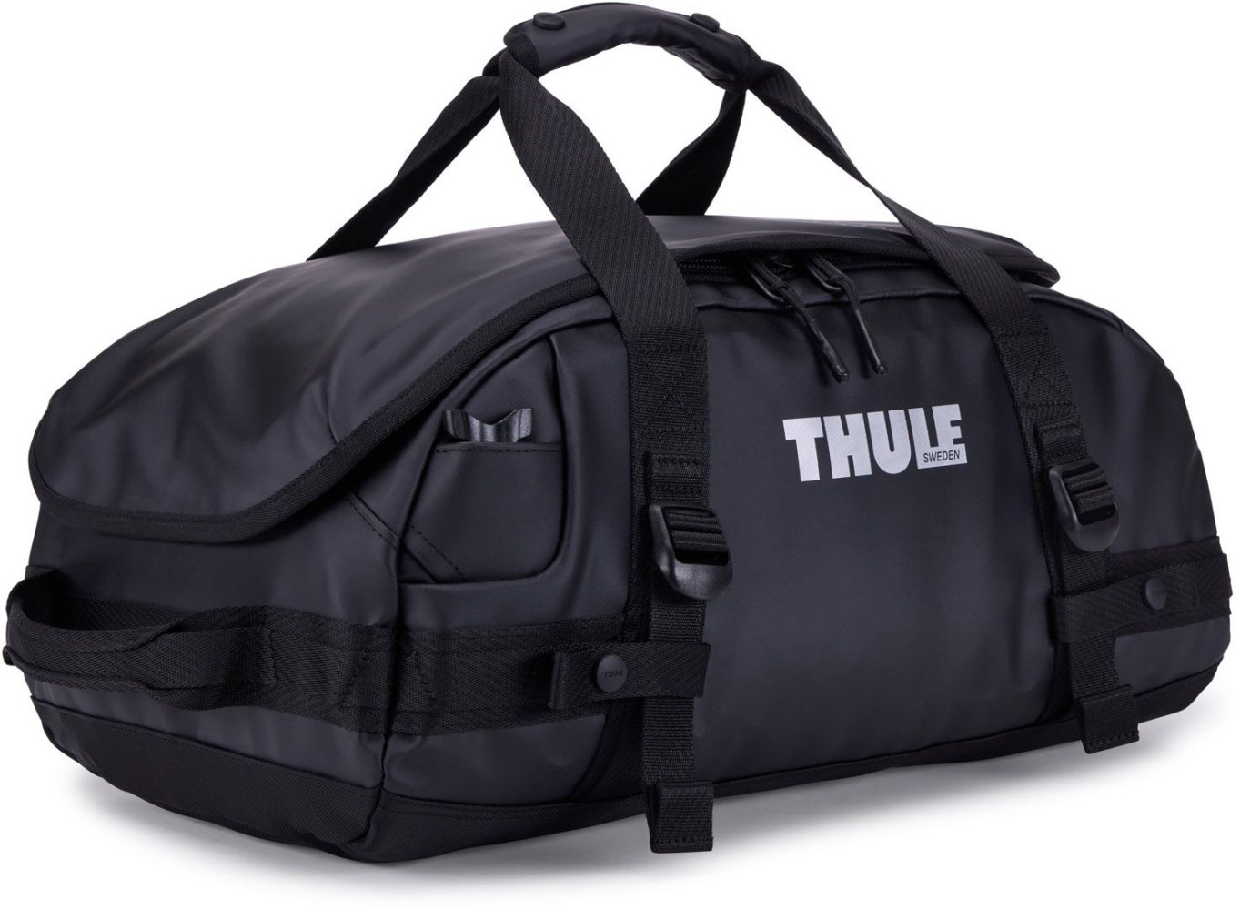 Спортивная сумка-рюкзак Thule Chasm Duffel - 30 л водостойкая Черная