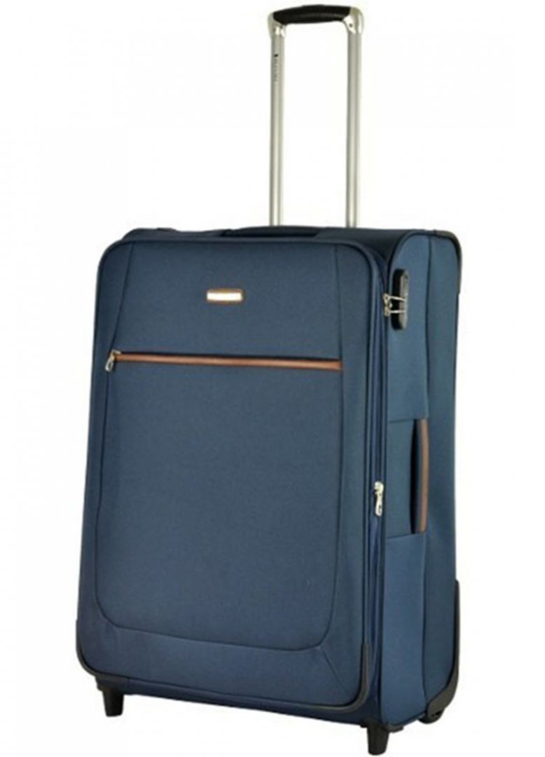 Большой дорожный чемодан 2-х колесный PUCCINI Modena, синий