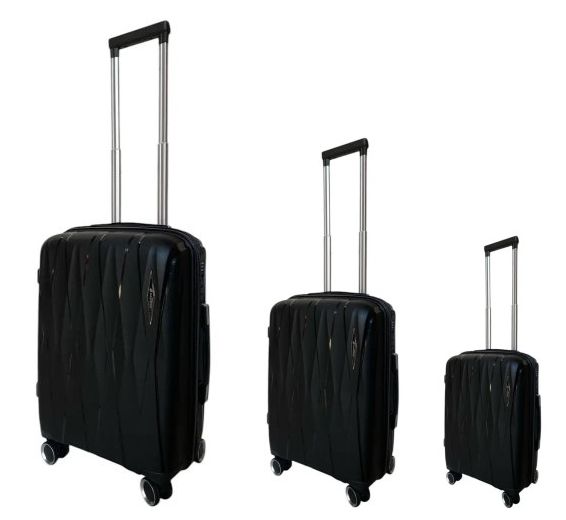 Комплект чемоданов Madisson Snowball – 37 л, 63 л, 100 л Черный