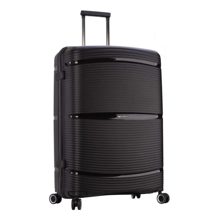 Большой чемодан Snowball – 105 л, 3,6 кг Черный