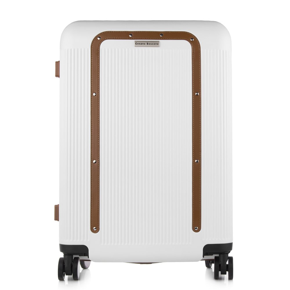 Средний чемодан Cesano Boscone – 58 л, 3,4 кг Белый