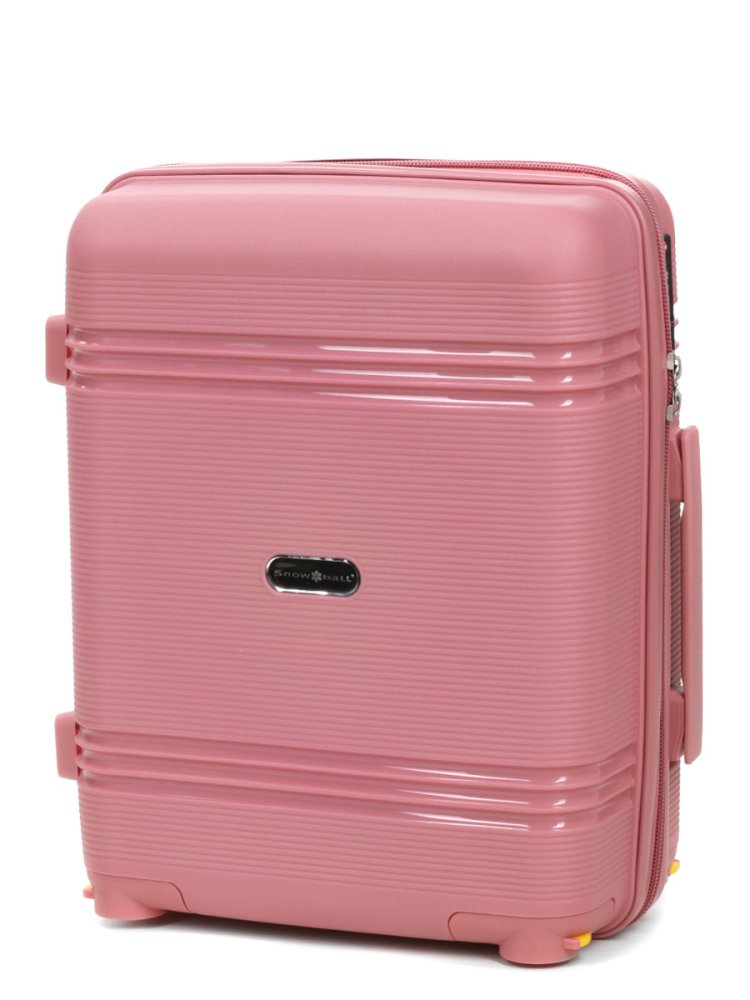 Маленька авіа валіза Snowball Mini XS – 25 л, 2,3 кг зі знімними колесами Рожева